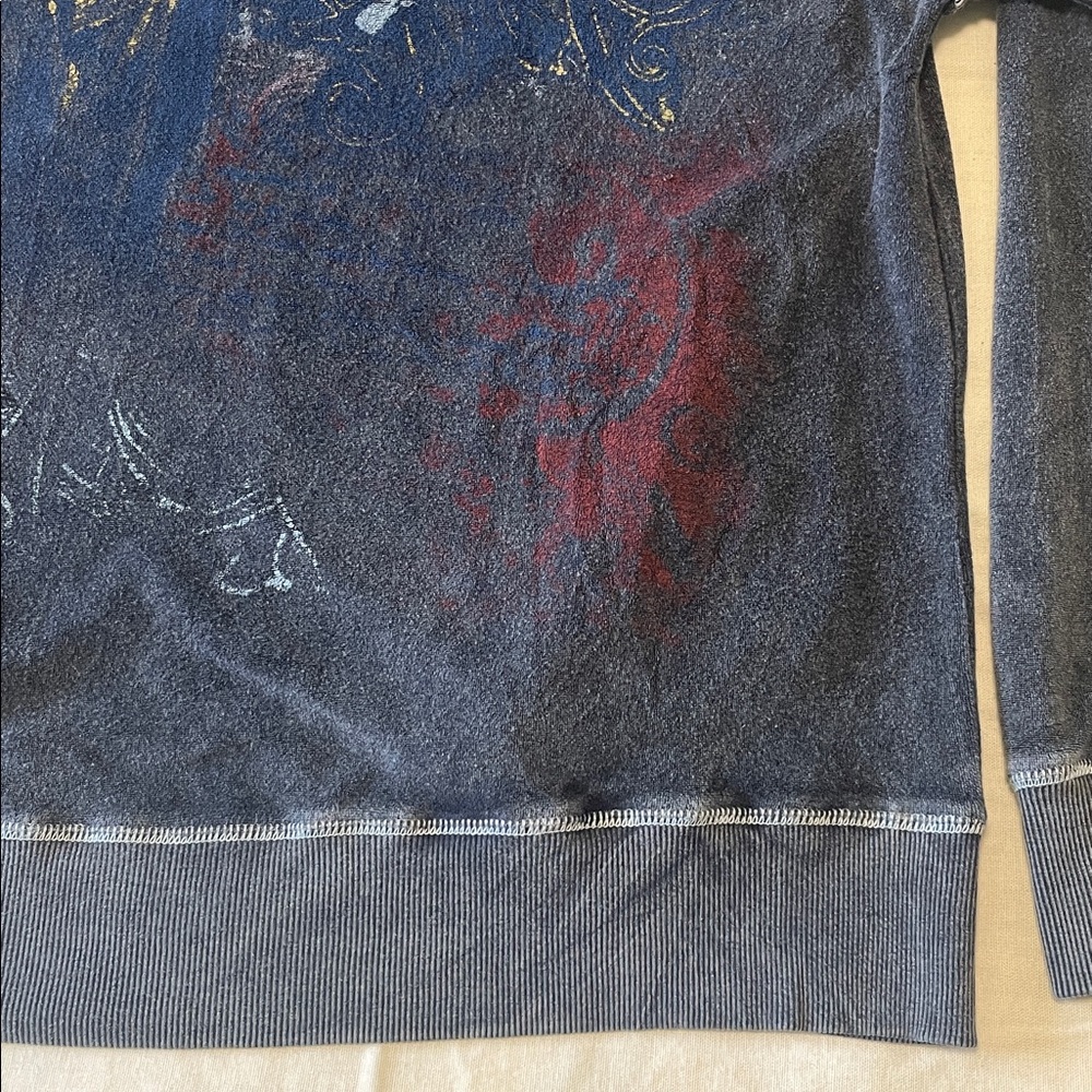 Vintage Blue Zip Up - Picture 11 of 12